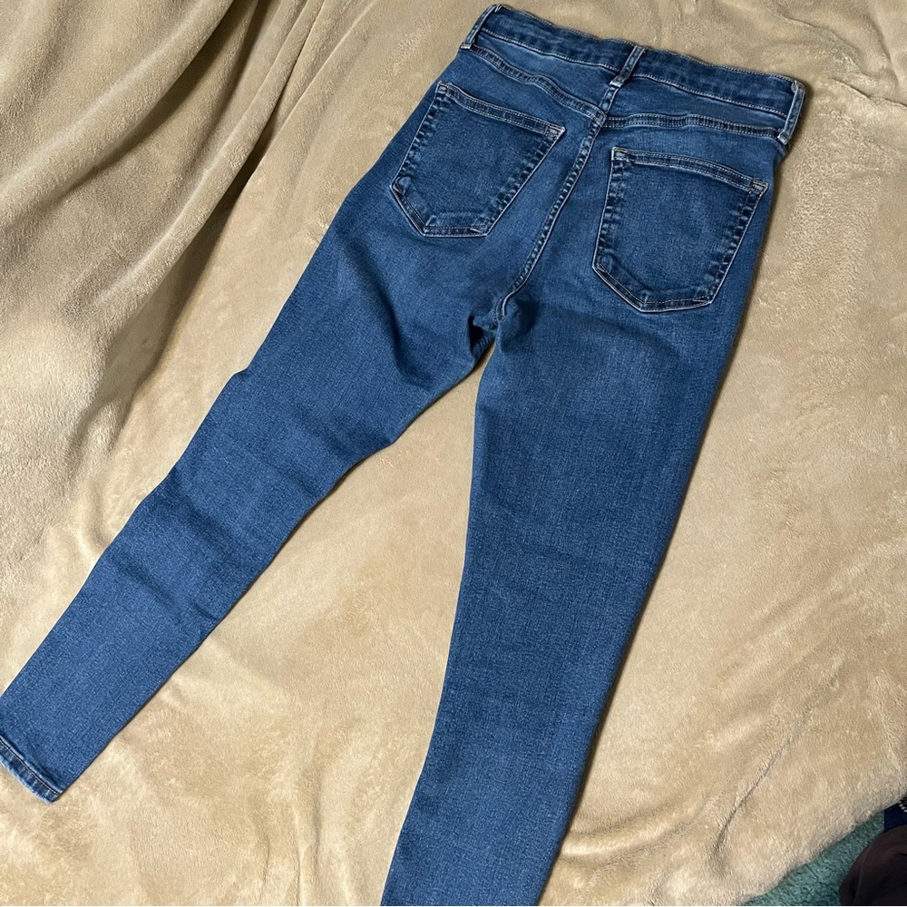Topshop Jamie high rise skinny ankle super stretch
